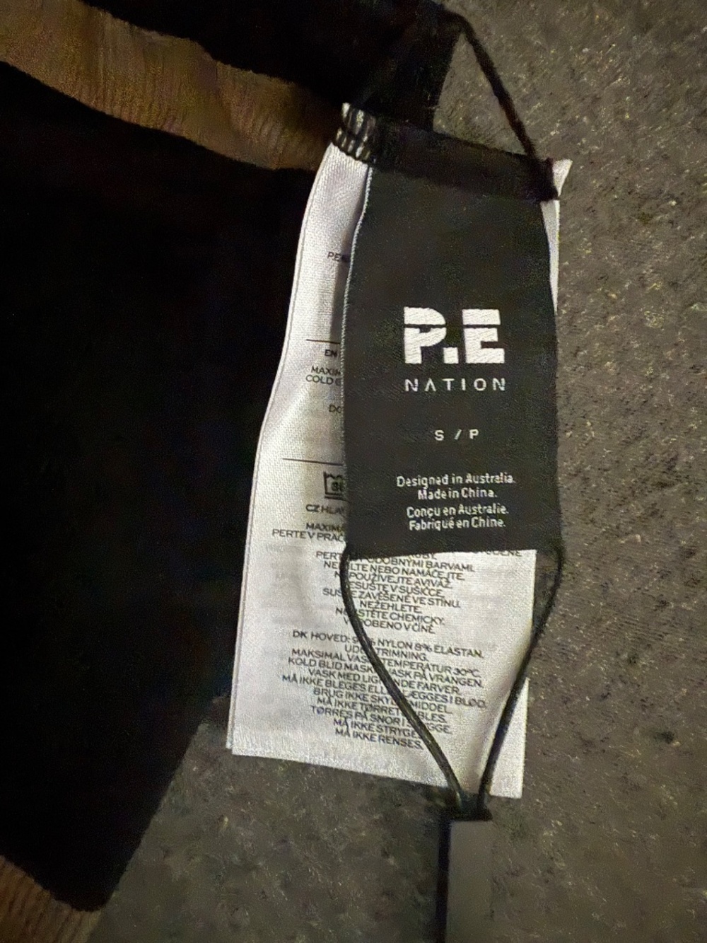 P.E Nation NWT Restore Strapless Top In Fossil - Picture 5 of 5